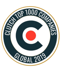 Clutch Global Award 2019 Badge