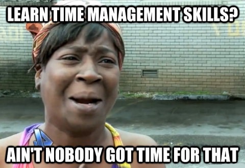 time management meme