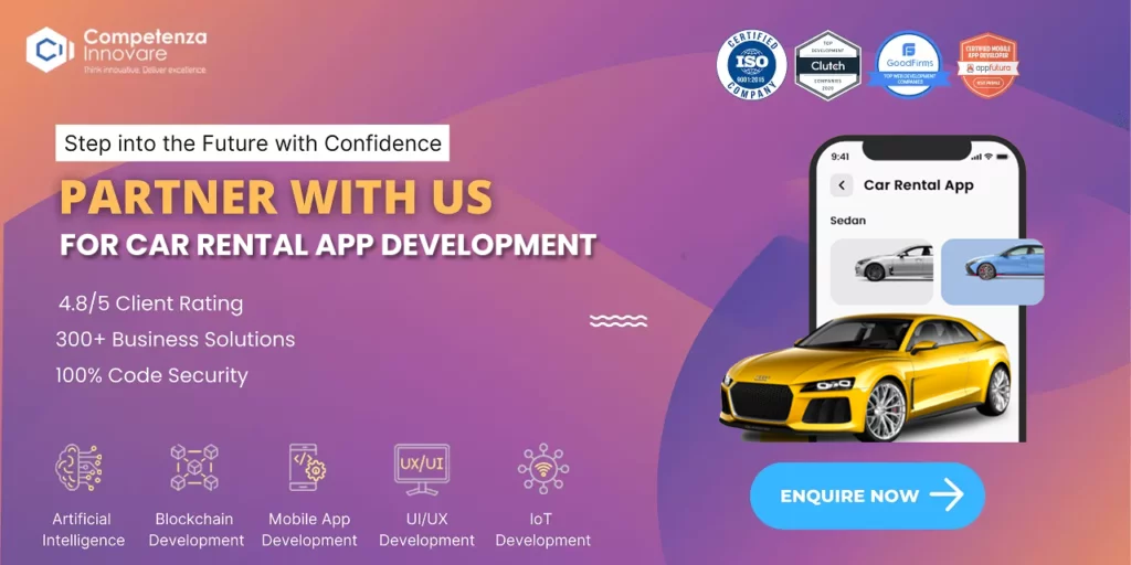 car rental app development