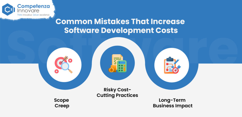 Common Mistakes Increase Software Development Costs