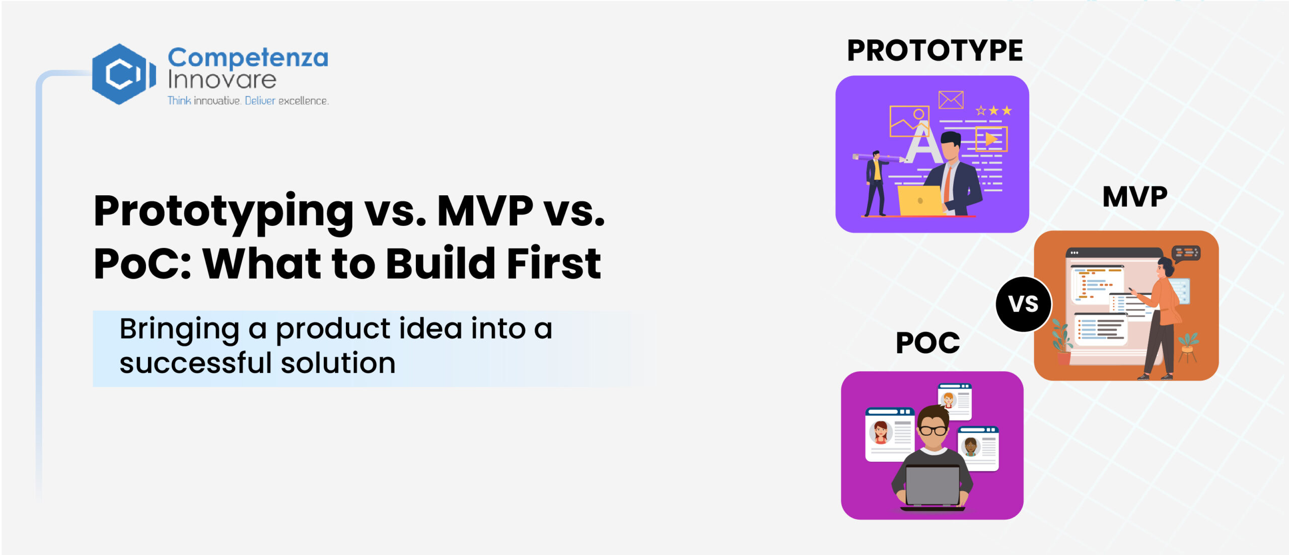 Prototyping vs. MVP vs. PoC: